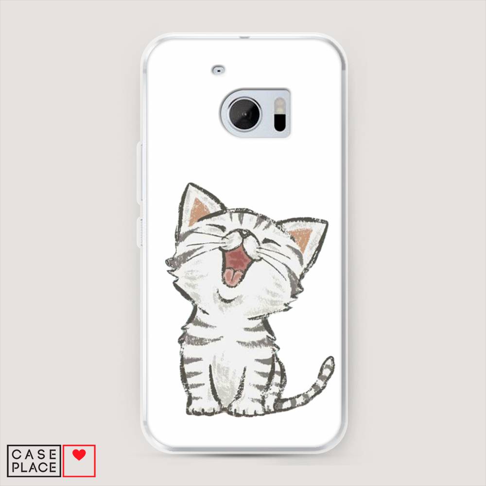 

Чехол Awog на HTC One M10 (HTC 10) / Эйчтиси One M10 (Эйчтиси 10) "Котенок рисованный", 101950-1