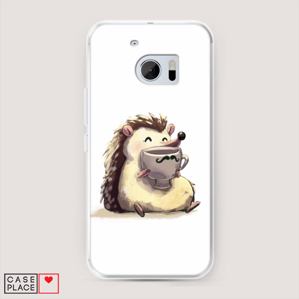

Чехол Awog на HTC One M10 (HTC 10) / Эйчтиси One M10 (Эйчтиси 10) "Еж кофеман", 101950-10
