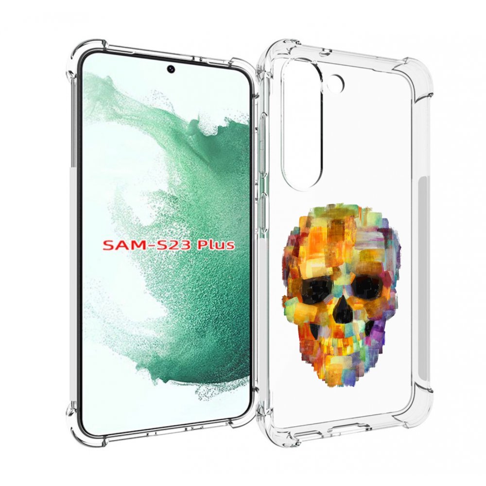 

Чехол MyPads нарисованный череп для Samsung Galaxy S23 Plus +, Прозрачный, Tocco