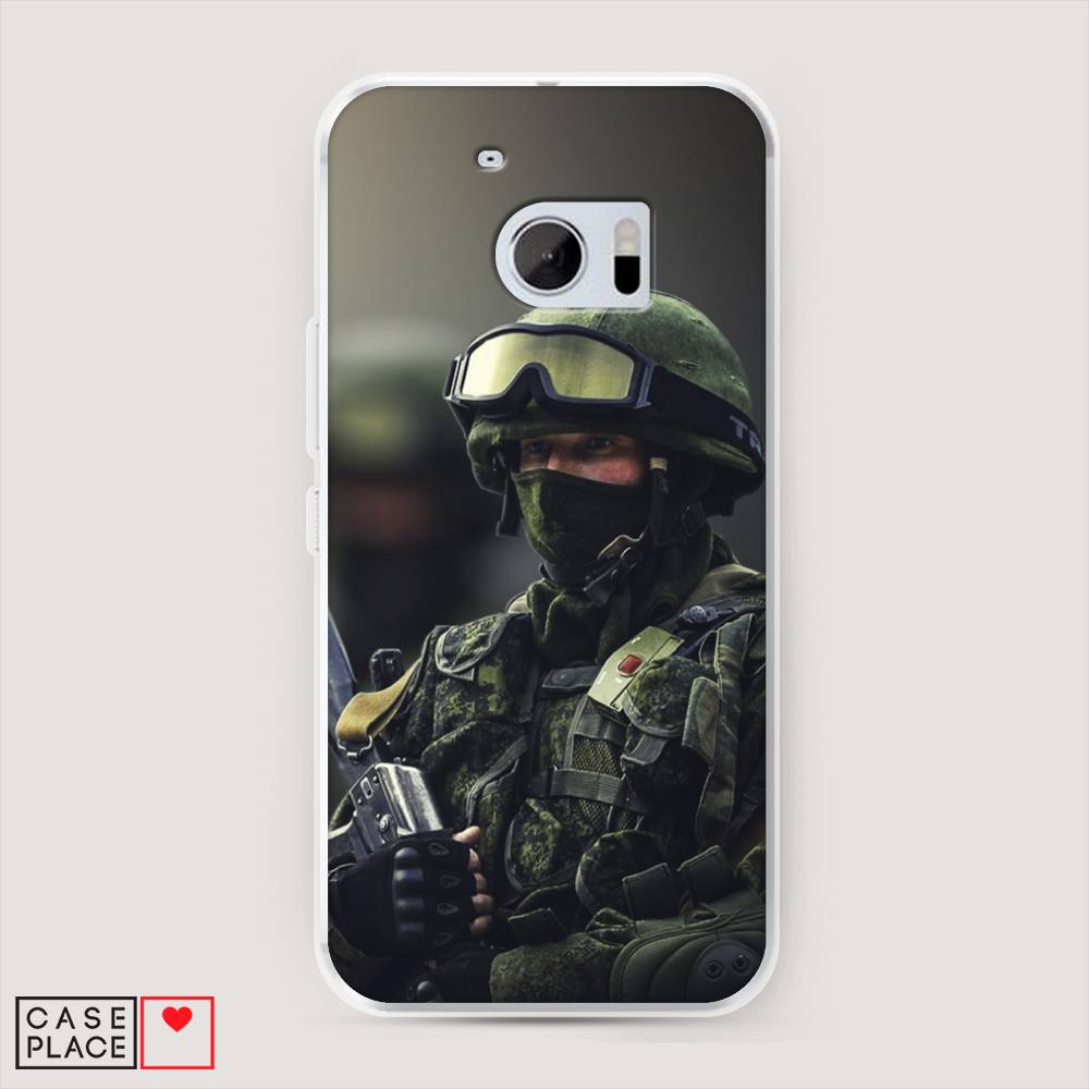 

Чехол Awog на HTC One M10 (HTC 10) / Эйчтиси One M10 (Эйчтиси 10) "Солдат", 101950-5