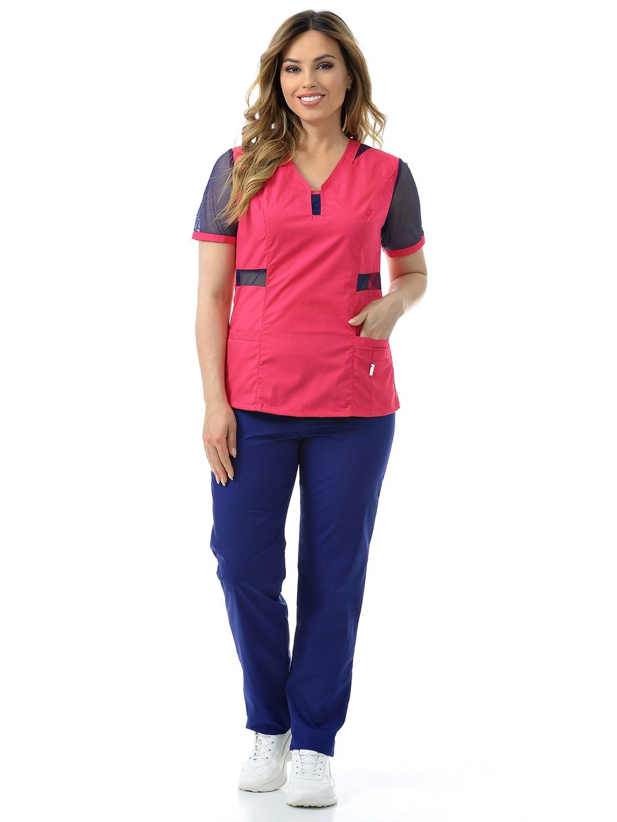 фото Костюм медицинский женский medicalwear пеппа 125 красный 40 ru