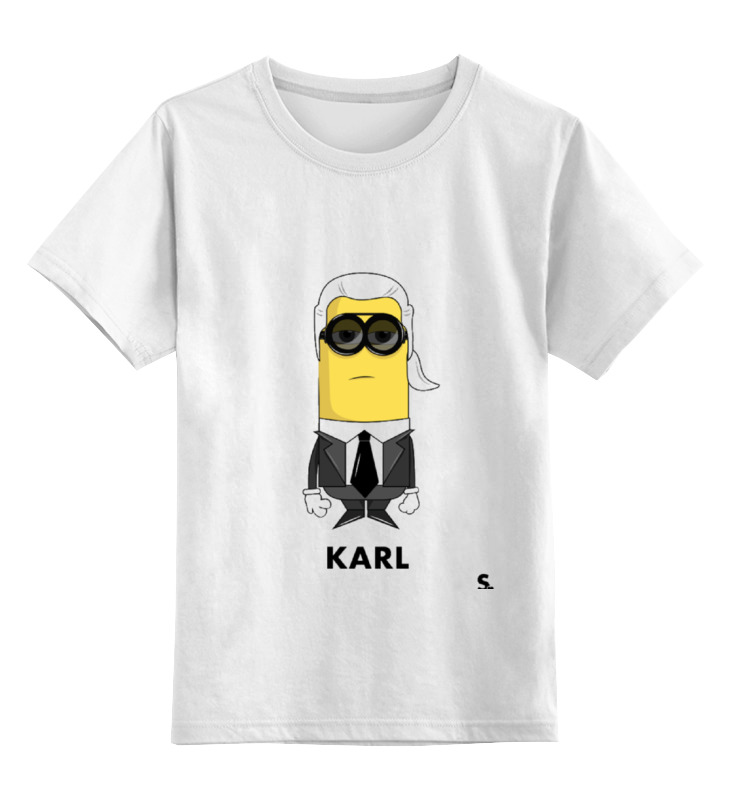 

Детская футболка Printio Karlito цв.белый р.140, 0000000778653