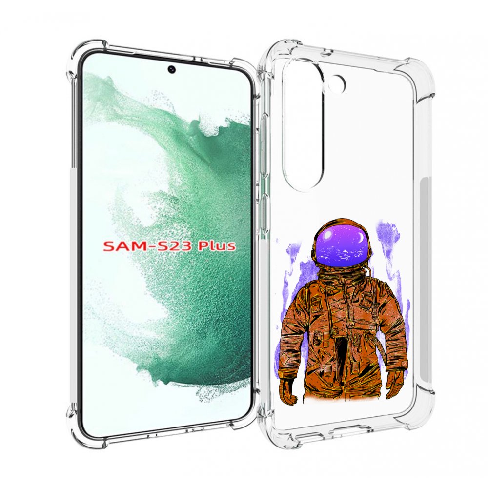 

Чехол MyPads нарисованный мужчина в скафандре для Samsung Galaxy S23 Plus +, Прозрачный, Tocco