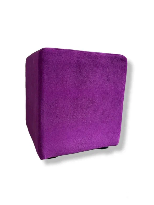 

Пуфик Purple dawn 40х36х36 фиолетовый, велюр натуральный, Purple dawn