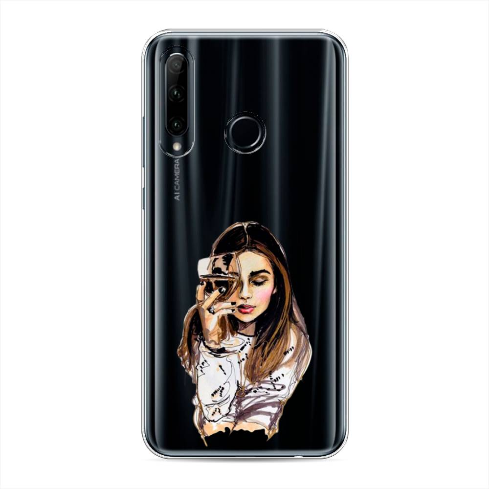 

Чехол Awog на Honor 10i "Девушка с бокалом", Коричневый;прозрачный;бежевый, 68850-7