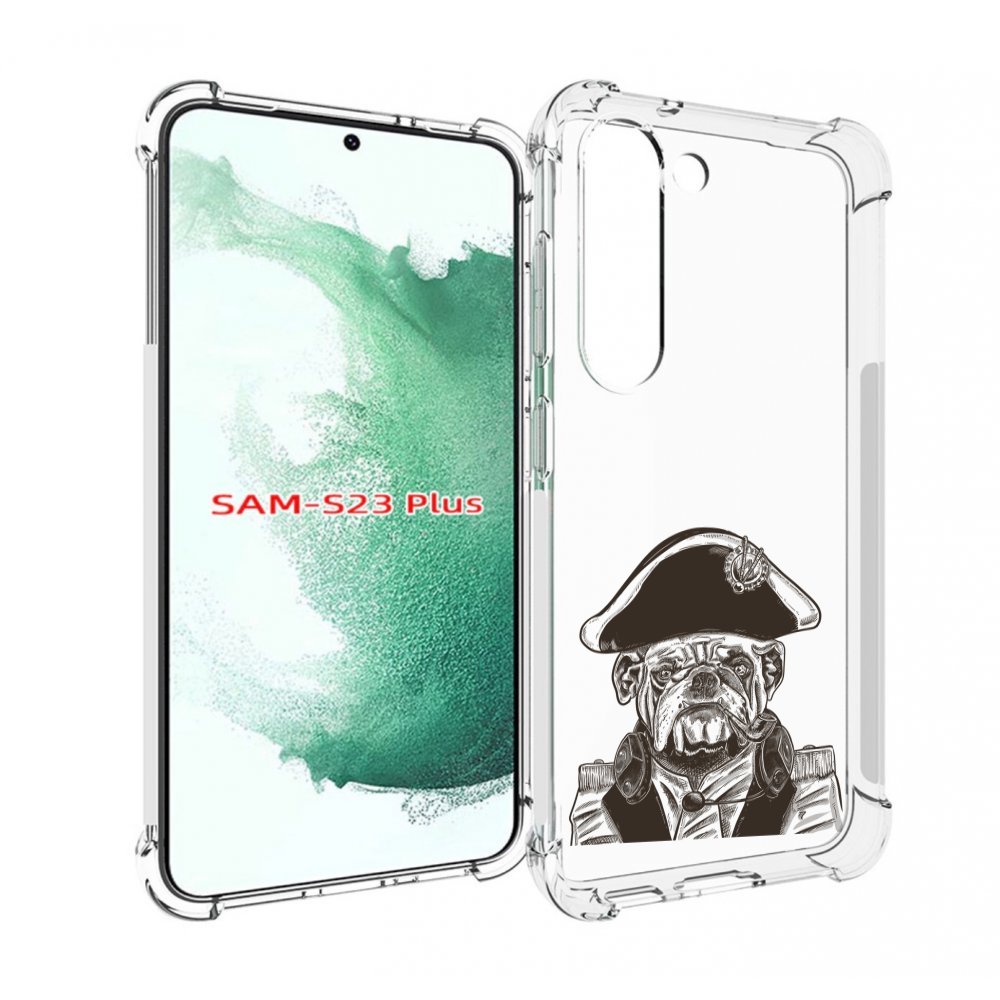 

Чехол MyPads мопс генерал для Samsung Galaxy S23 Plus +, Прозрачный, Tocco