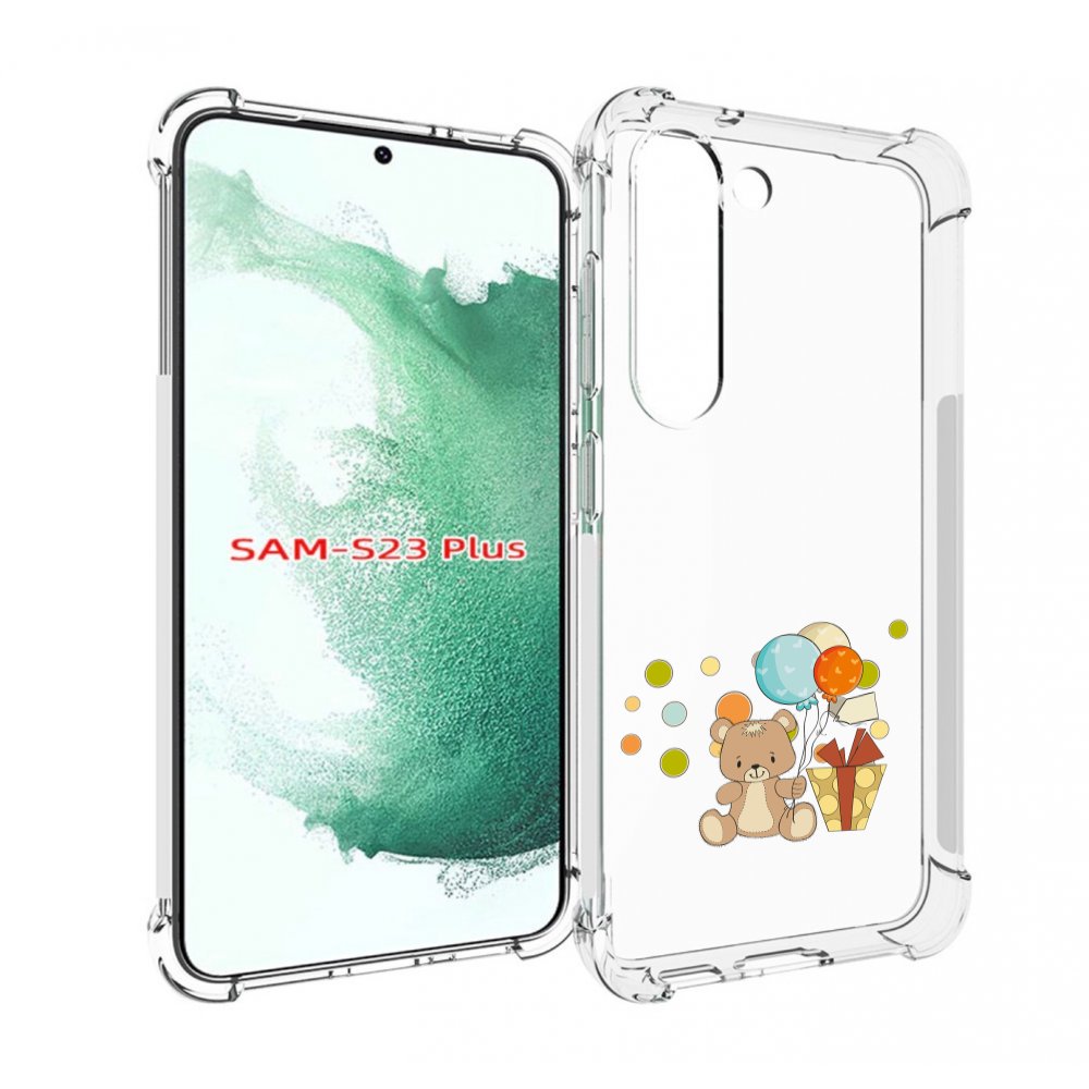 

Чехол MyPads медвеженок с подарком для Samsung Galaxy S23 Plus +, Прозрачный, Tocco