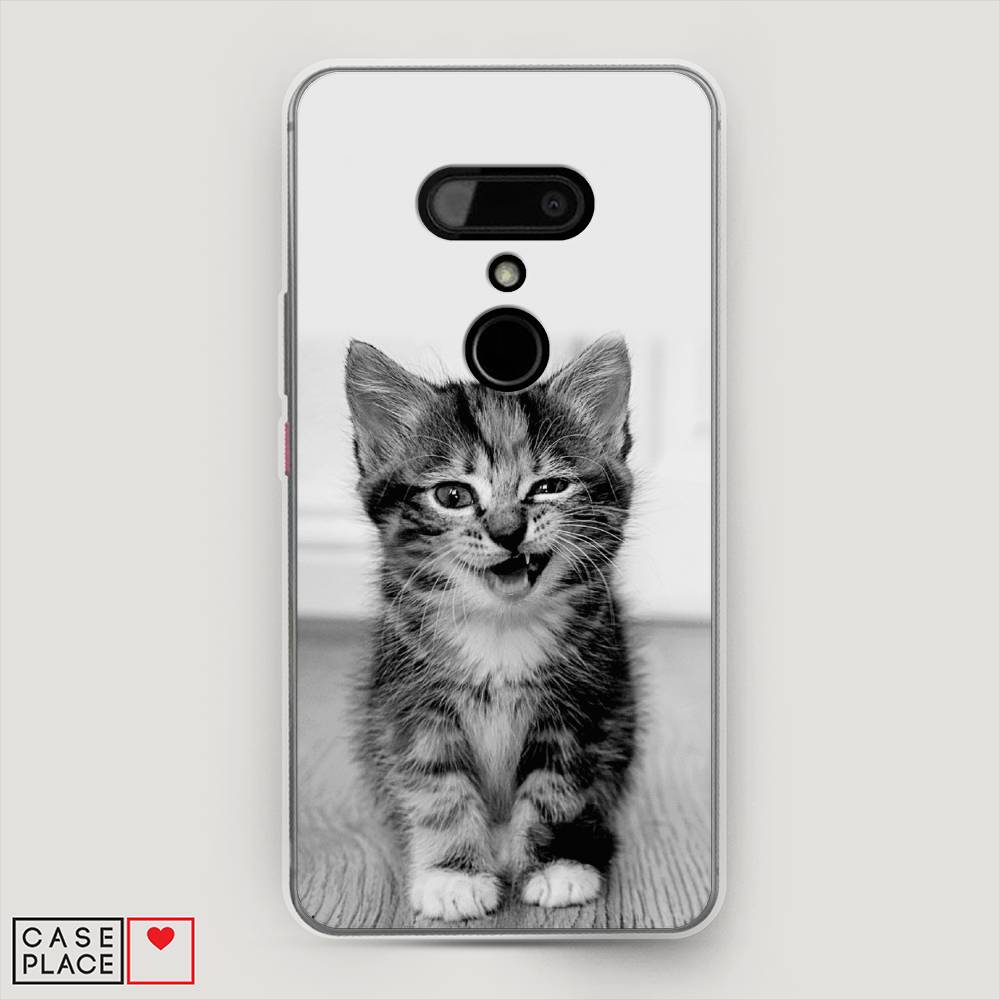 

Чехол Awog на HTC U12 / Эйчтиси U12 "Подмигивающий котенок", Разноцветный, 102050-1