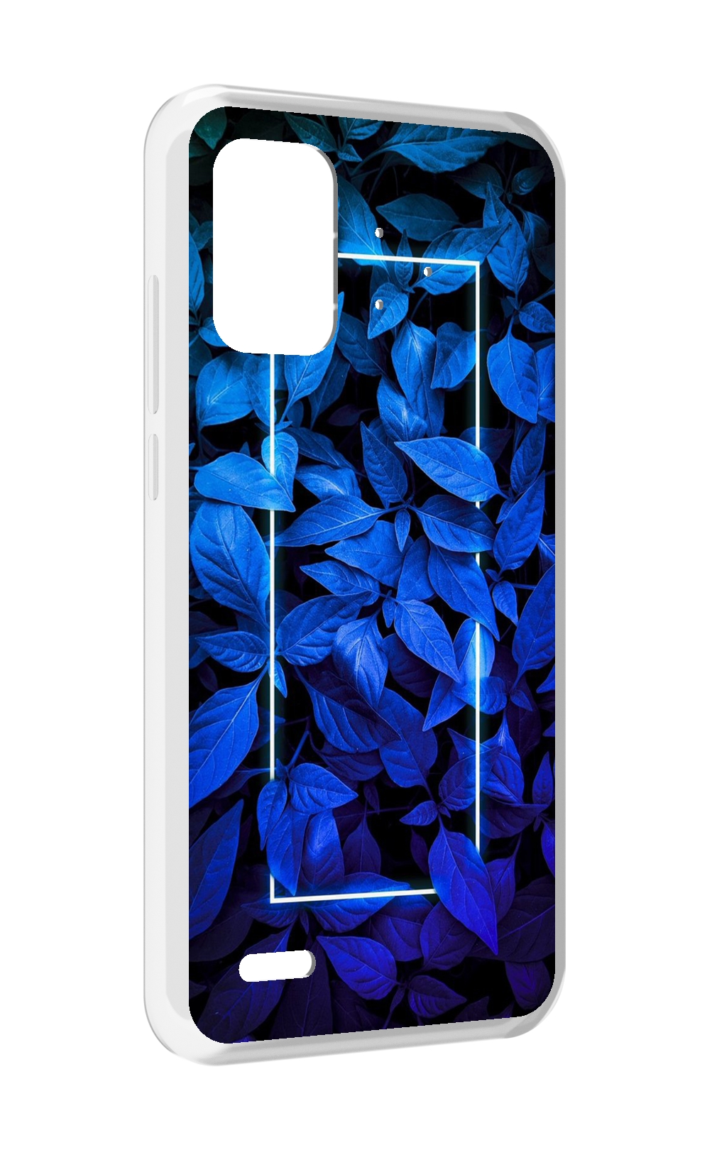 

Чехол MyPads голубые цветочки неон для UMIDIGI Bison Pro, Прозрачный, Tocco
