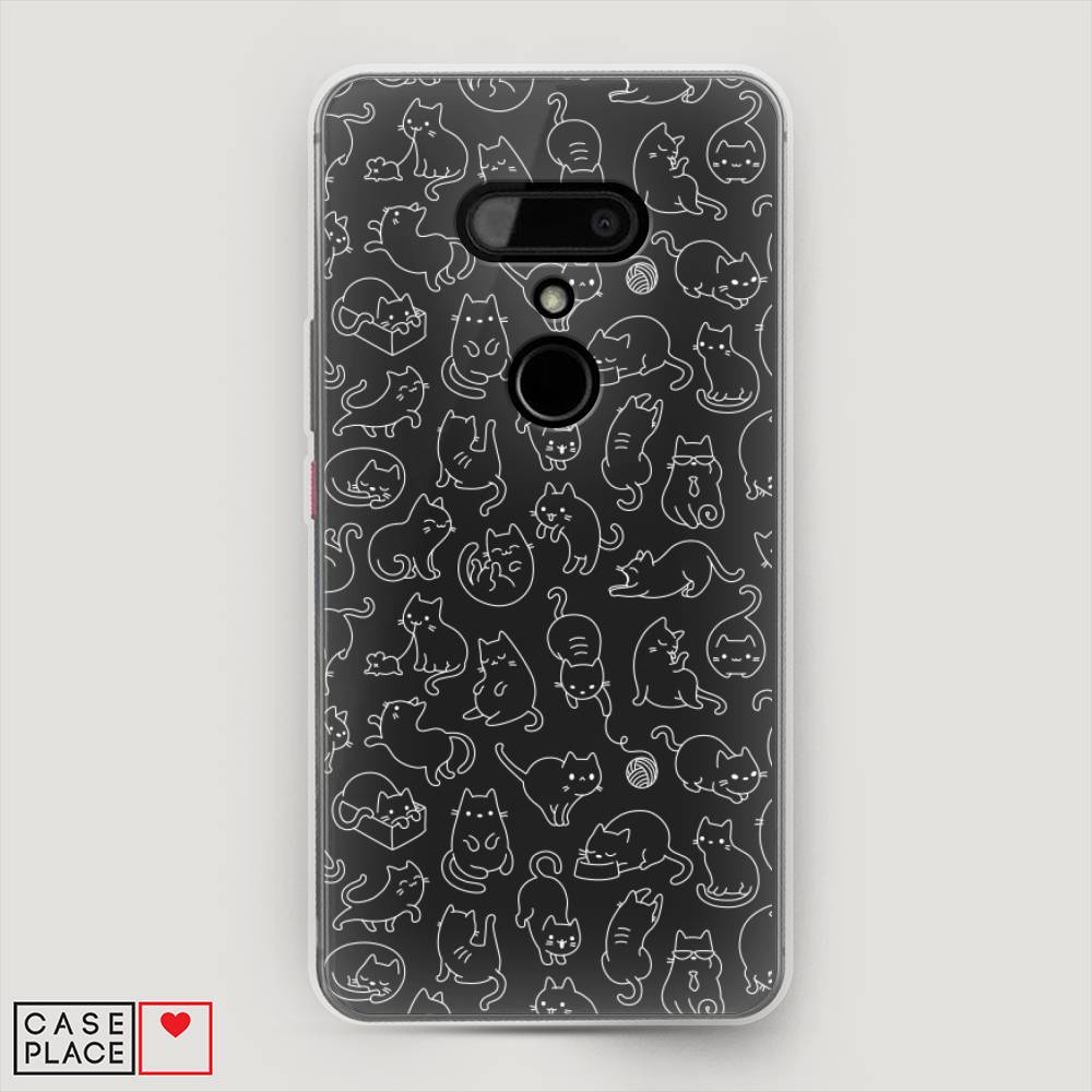 

Чехол Awog на HTC U12 / Эйчтиси U12 "Шкодливые котики", Разноцветный, 102050-2