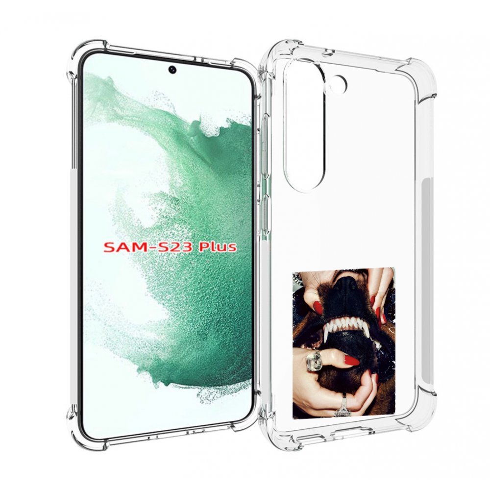 

Чехол MyPads маникюр для Samsung Galaxy S23 Plus +, Прозрачный, Tocco