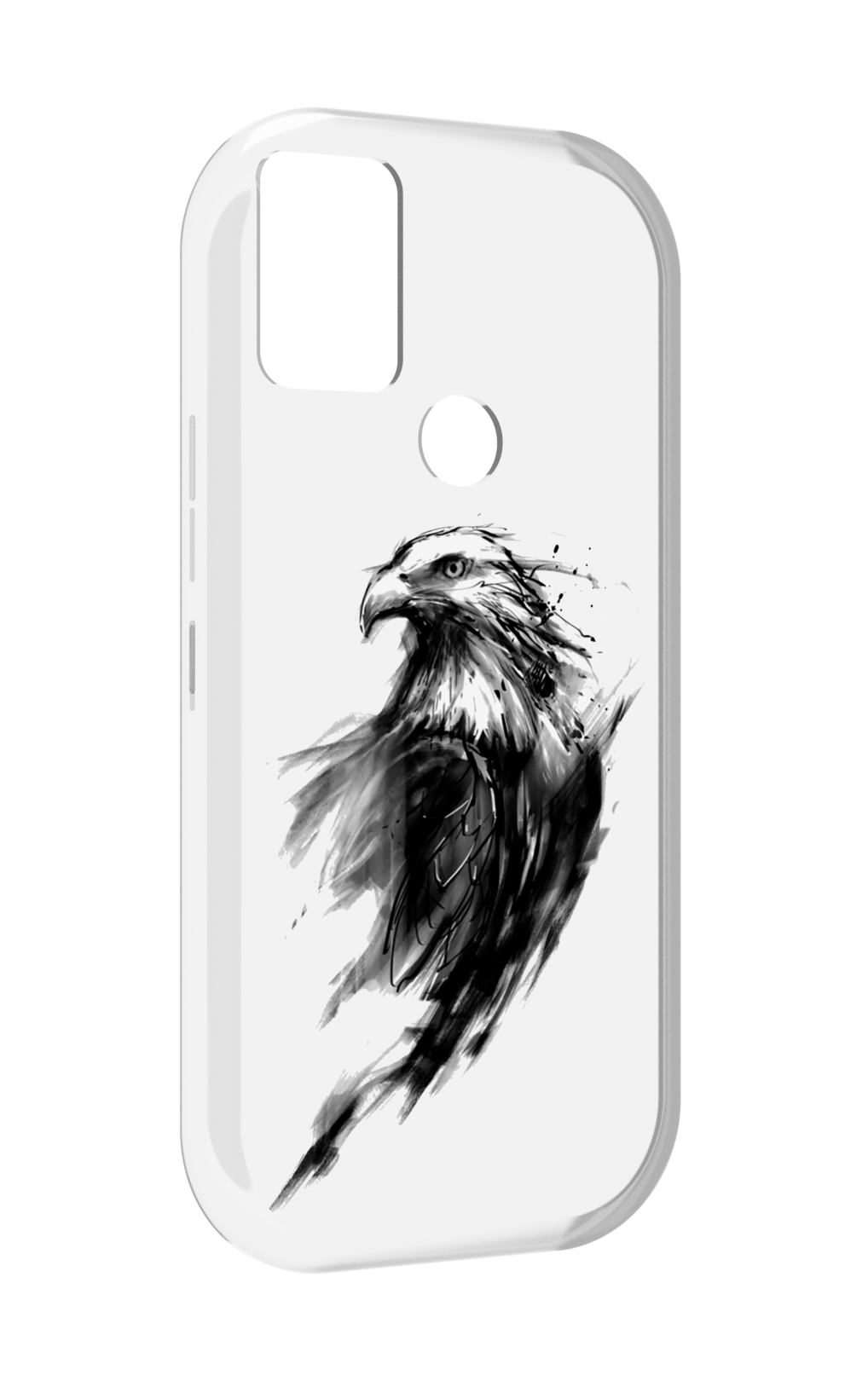 

Чехол MyPads чб птица для UMIDIGI A9, Прозрачный, Tocco