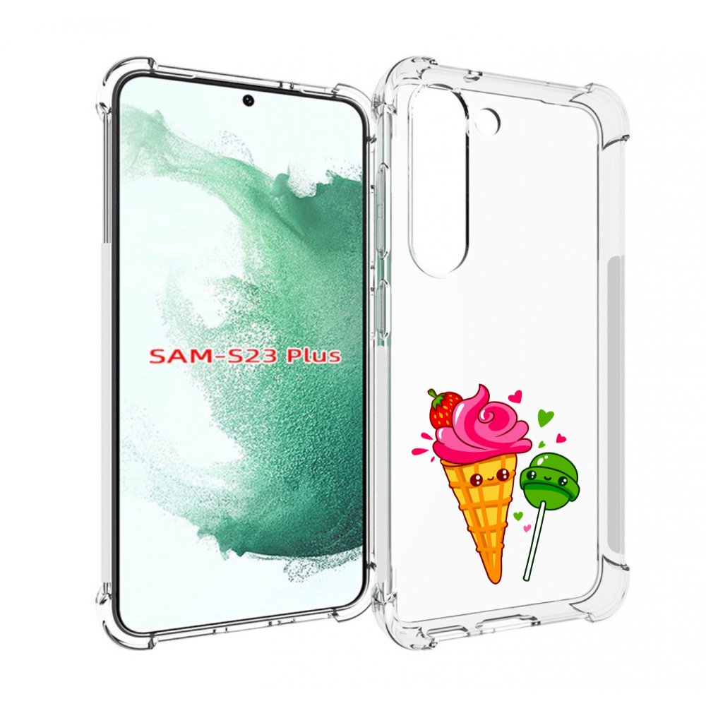 

Чехол MyPads Вкусняшки для Samsung Galaxy S23 Plus +, Прозрачный, Tocco