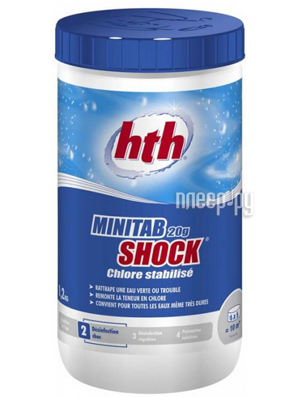 

Многофункциональные таблетки HTH Minitab Shock 1.2kg C800672H2