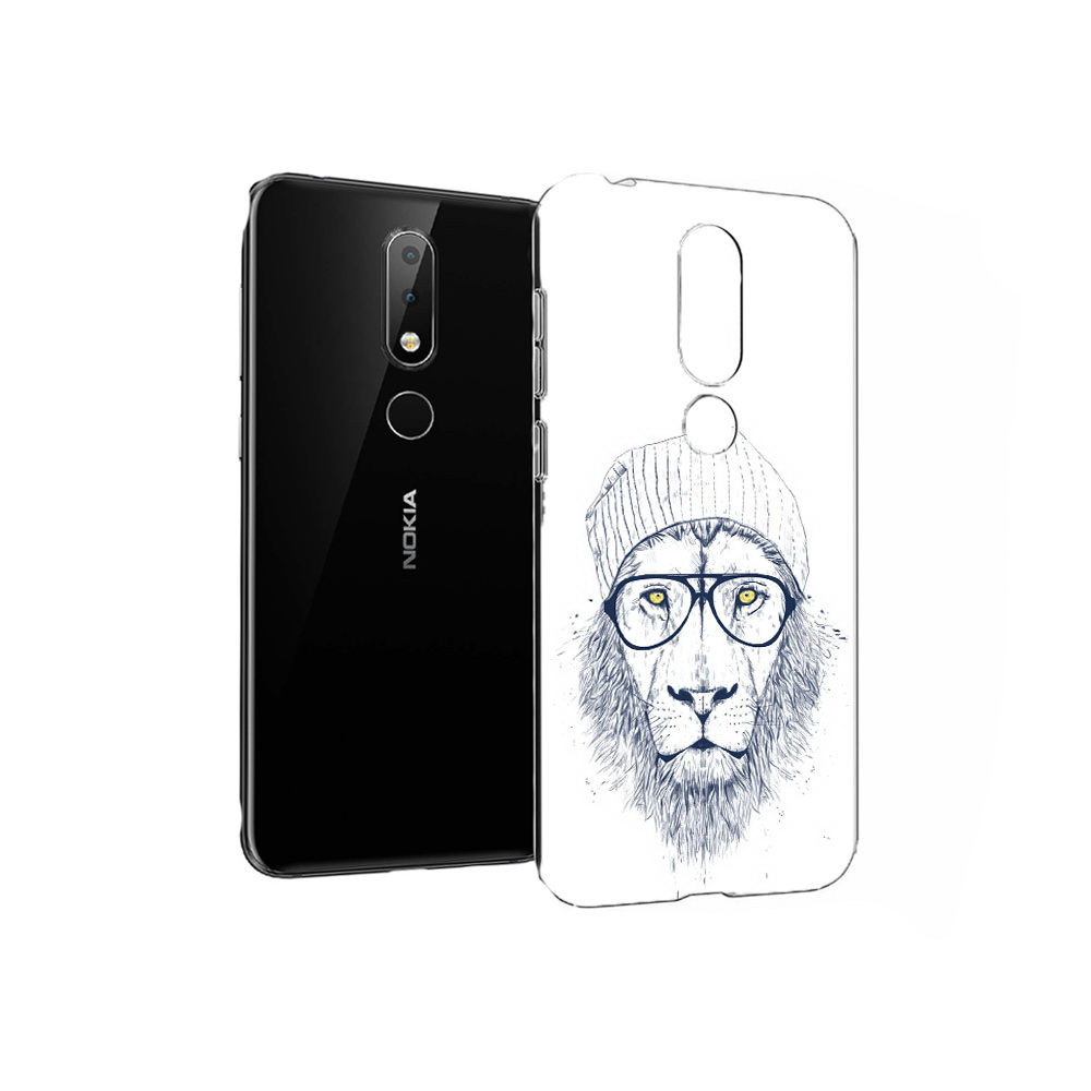 

Чехол MyPads Tocco для Nokia X6 хиппи лев (PT115295.99.663), Прозрачный, Tocco