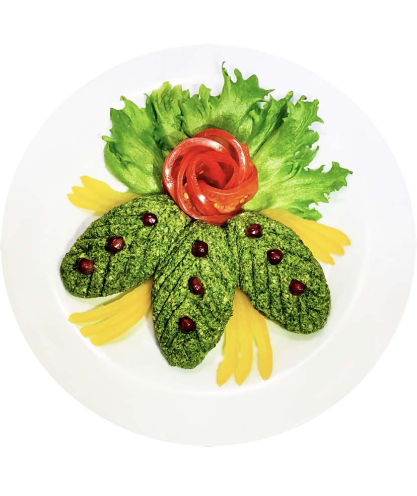 

Салат Грузинские Вкусняшки Шпинат По-грузински с орехами +-200 г