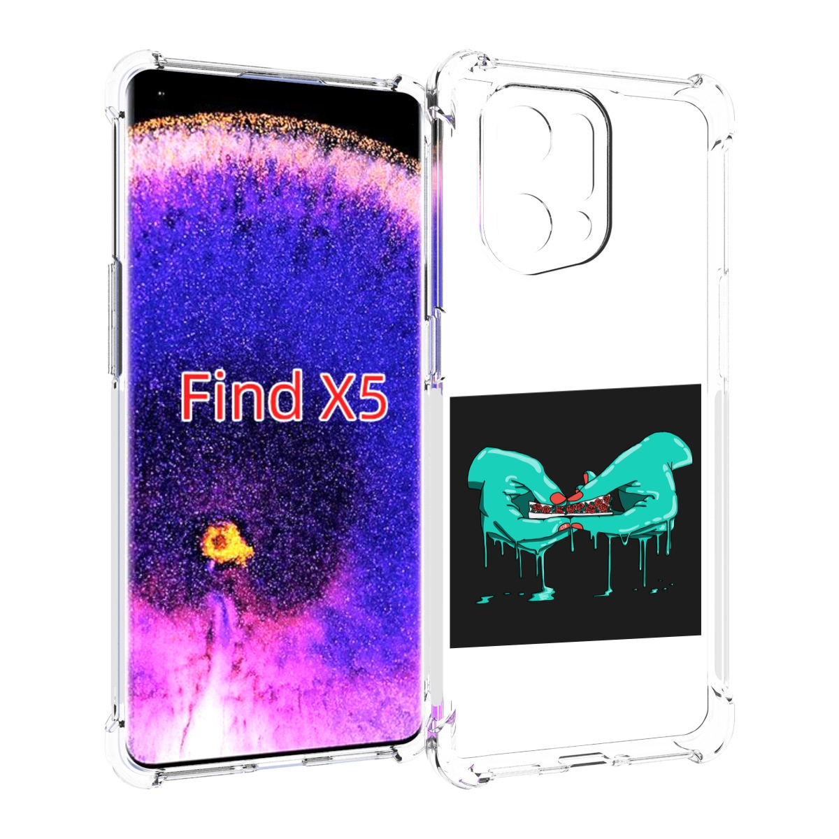 

Чехол MyPads закручиваю-розочки для Oppo Find X5, Прозрачный, Tocco