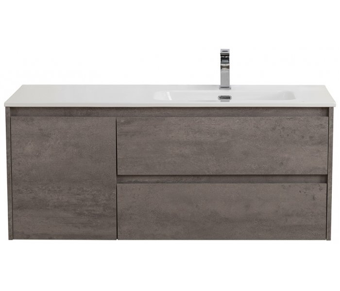 

Тумба с раковиной BelBagno Kraft 100-BB1000ETL-R Cemento Grigio, Серый, Kraft