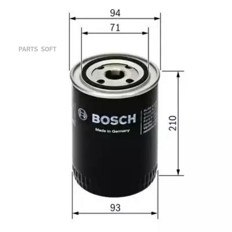 

Фильтр Масляный Iveco Mk (83-91) Bosch Bosch 0451105067