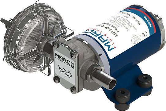 

Помпа водоподающая шестеренчатая Marco UP3-P, 12 В, 15 л/мин, 29 PSI (2 бар)