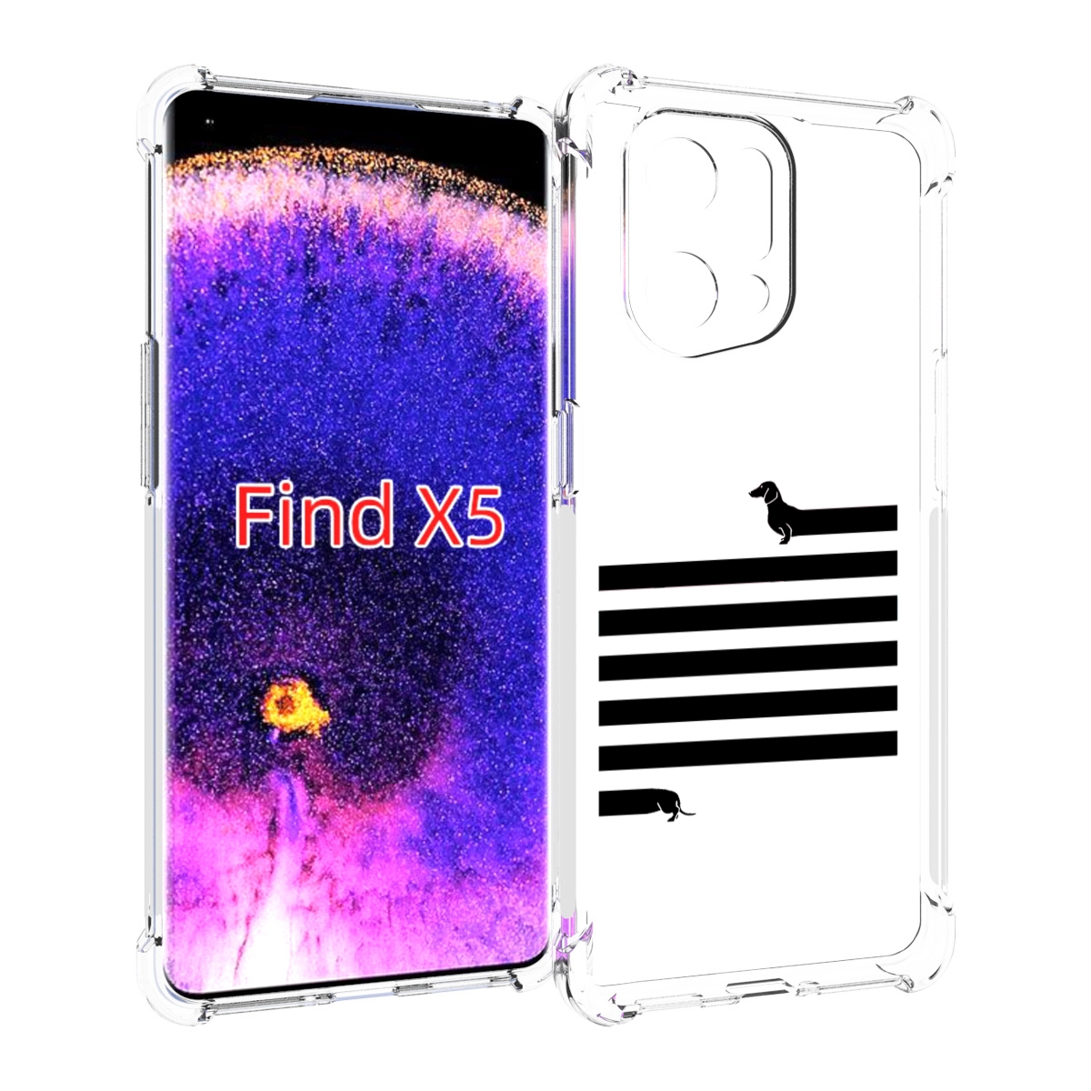 

Чехол MyPads длинная-такса для Oppo Find X5, Прозрачный, Tocco