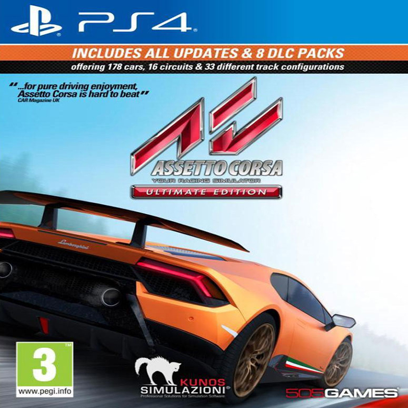 Assetto Corsa Ultimate Edition Русская Версия PS4 2650₽