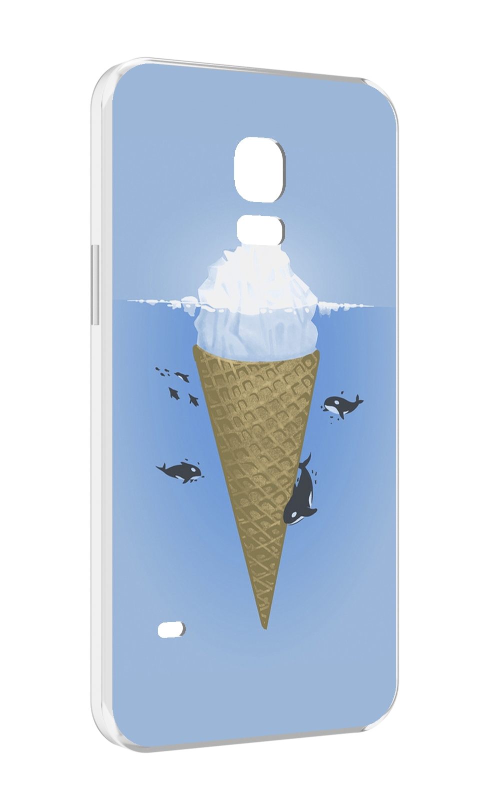 

Чехол MyPads мороженное-у-косаток для Samsung Galaxy S5 mini, Прозрачный, Tocco