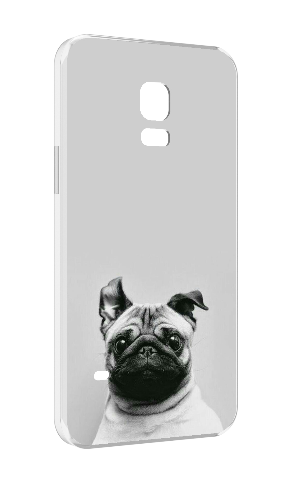 

Чехол MyPads мопс для Samsung Galaxy S5 mini, Прозрачный, Tocco