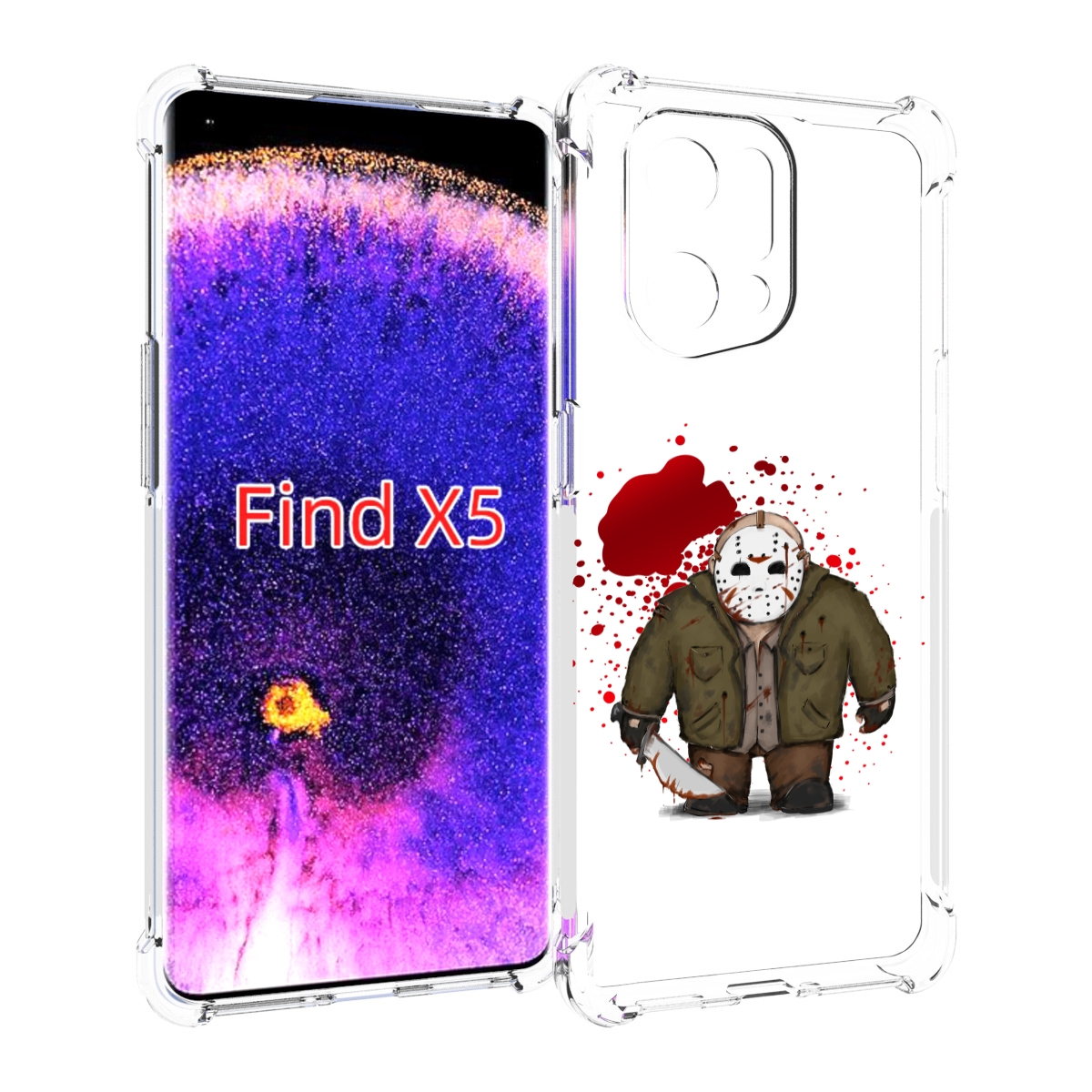 

Чехол MyPads джейсон для Oppo Find X5, Прозрачный, Tocco