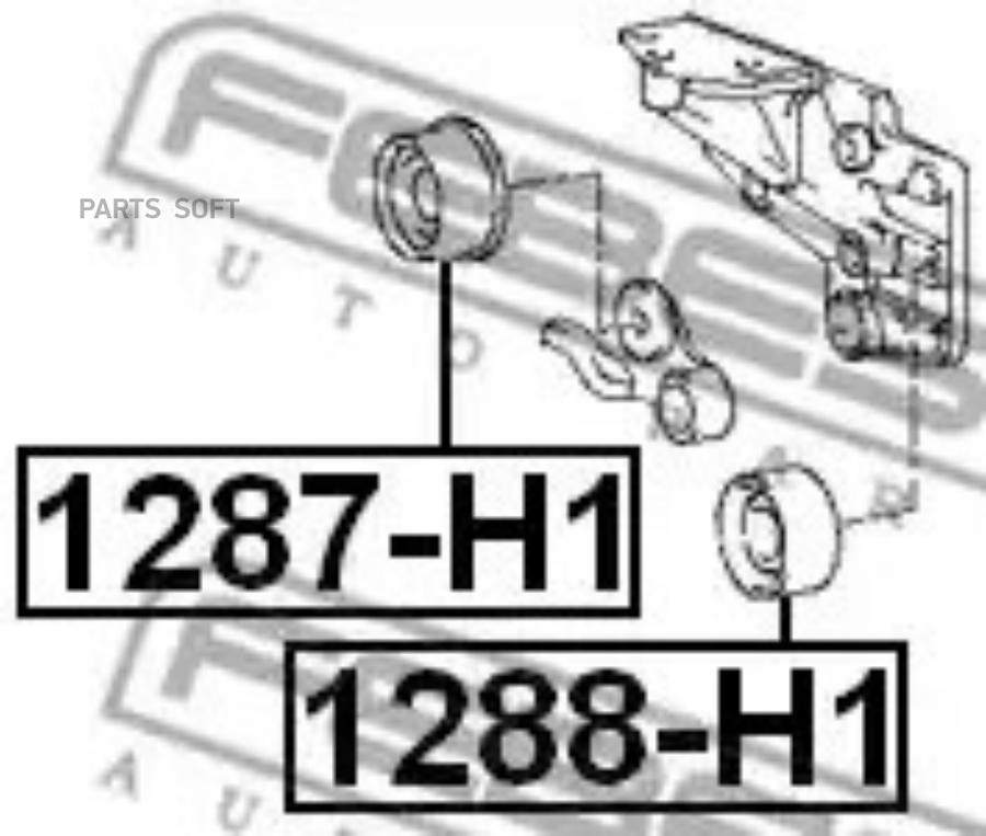 

Ролик Ремня Грм Mitsubishi Galant/Hyundai Santa Fe/Sonata 1.6-2.4 Febest 1288-H1