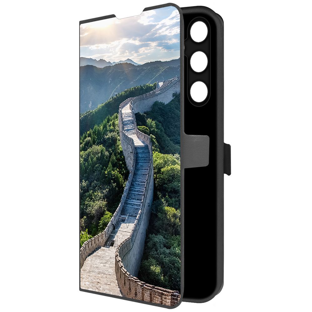 

Чехол-книжка Krutoff Eco Book для Samsung Galaxy A35 5G (A356) Китай, Великая Стена, Черный