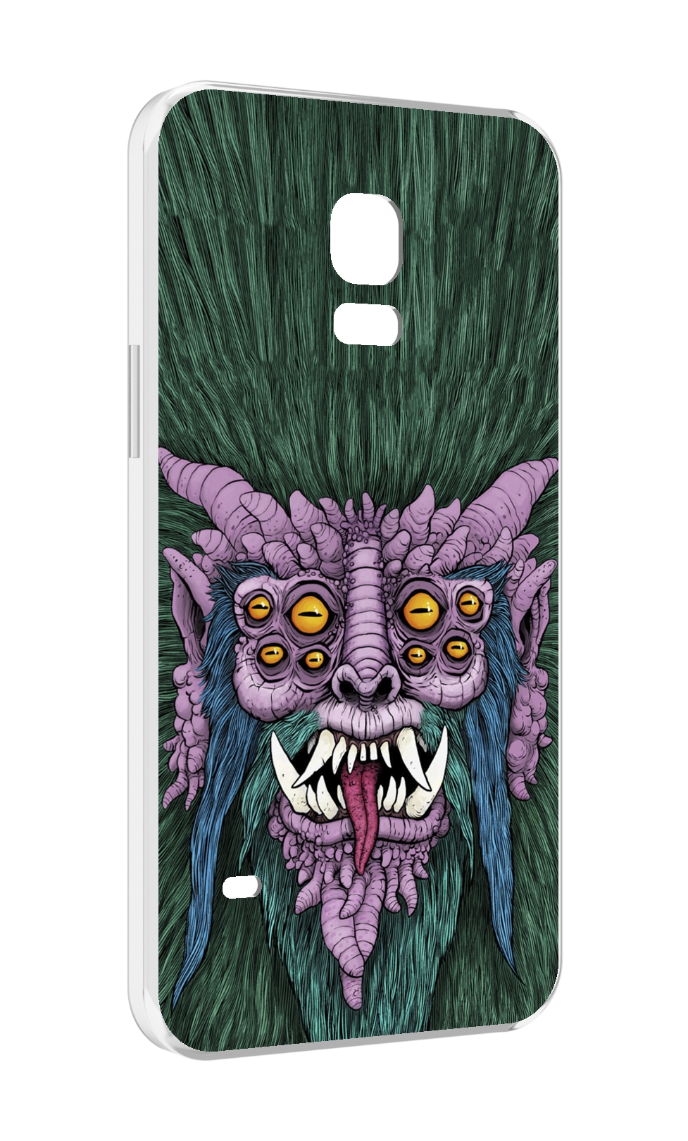 

Чехол MyPads многоглазый черт для Samsung Galaxy S5 mini, Прозрачный, Tocco