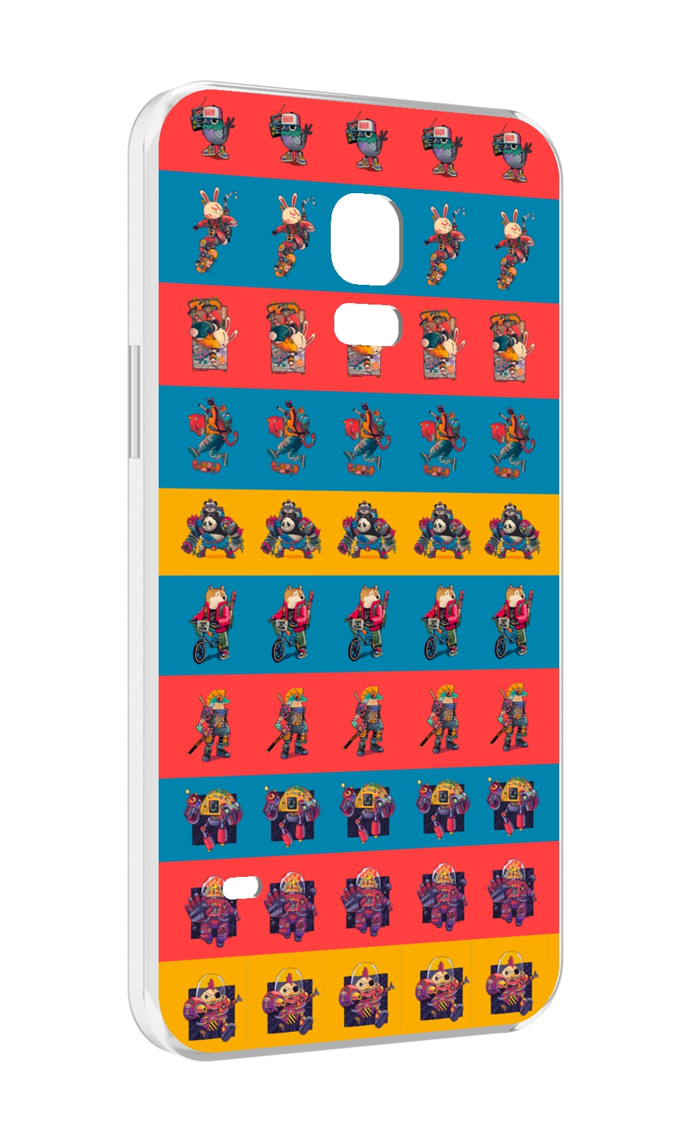 

Чехол MyPads много стикеров для Samsung Galaxy S5 mini, Прозрачный, Tocco