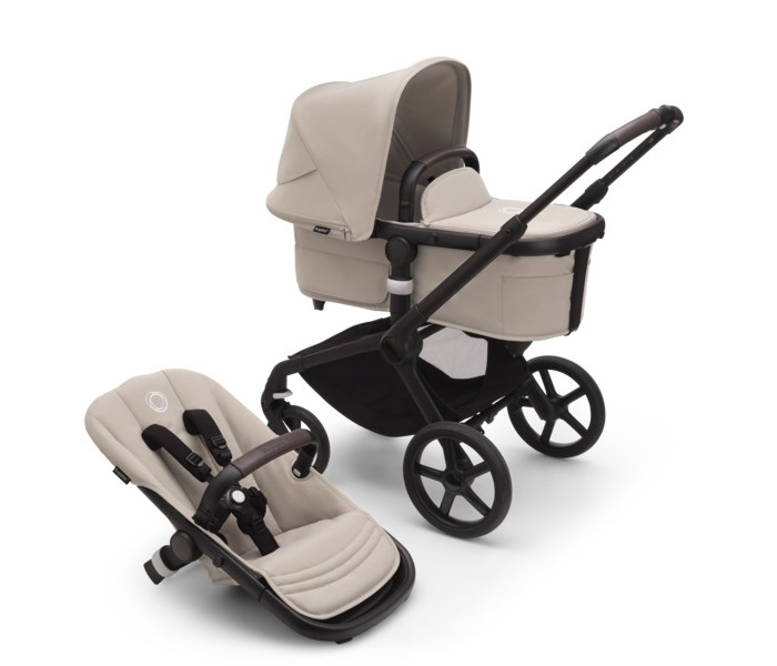 

Детская коляска Bugaboo 2 в 1 Fox 5 Complete шасси люлькой, бежевая, 100051060