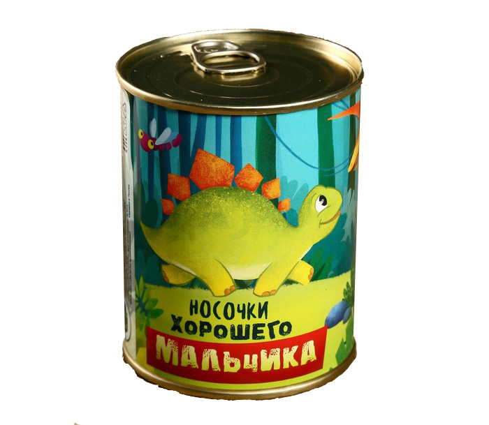 

Носки в банке Носочки хорошего мальчика (детские цвет микс) 4545891, Разноцветный