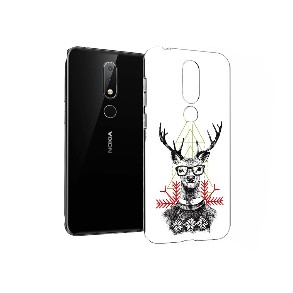 

Чехол MyPads Tocco для Nokia X6 умный олень (PT115295.99.652), Прозрачный, Tocco