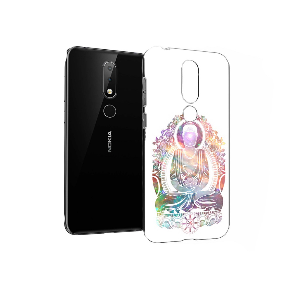 

Чехол MyPads Tocco для Nokia X6 умный мужчина абстракция (PT115295.99.651), Прозрачный, Tocco