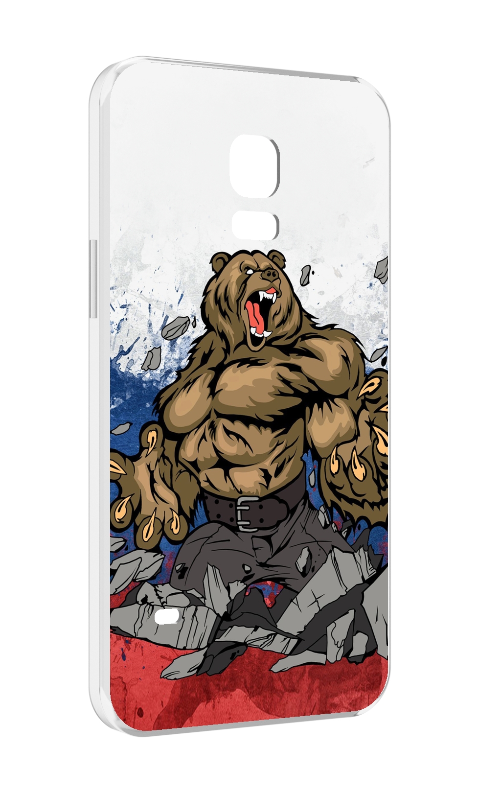 

Чехол MyPads медведь защитник родины для Samsung Galaxy S5 mini, Прозрачный, Tocco