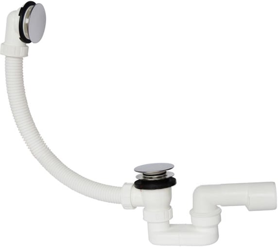 

Слив-перелив для ванны PlastBrno автомат Click Clack, метал 40/50, L = 55 cm EVK0150