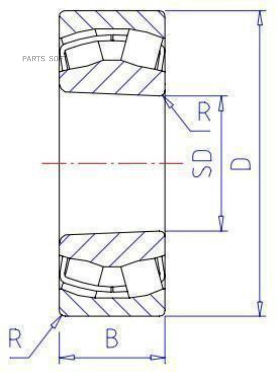 

Подшипник 22311 EAKE4C3