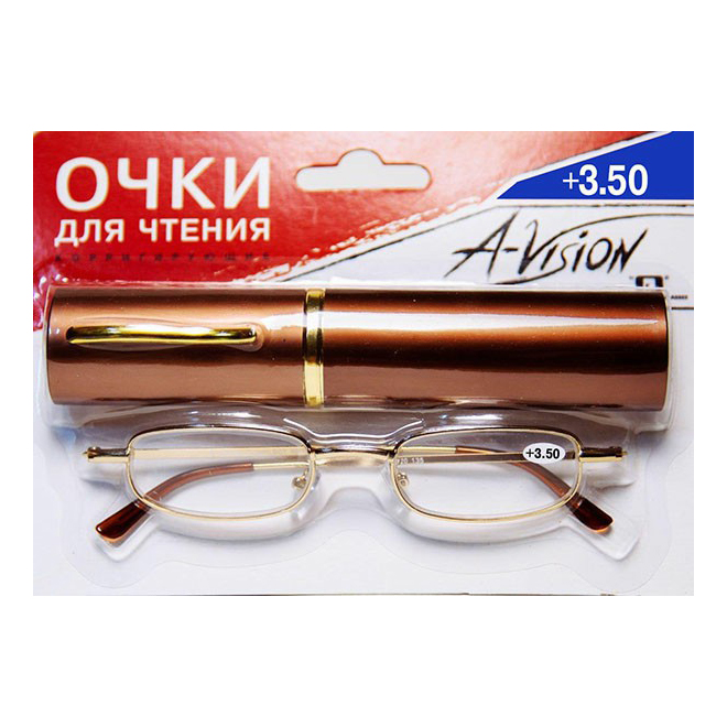 

Очки для чтения A-Vision +3,5 в футляре