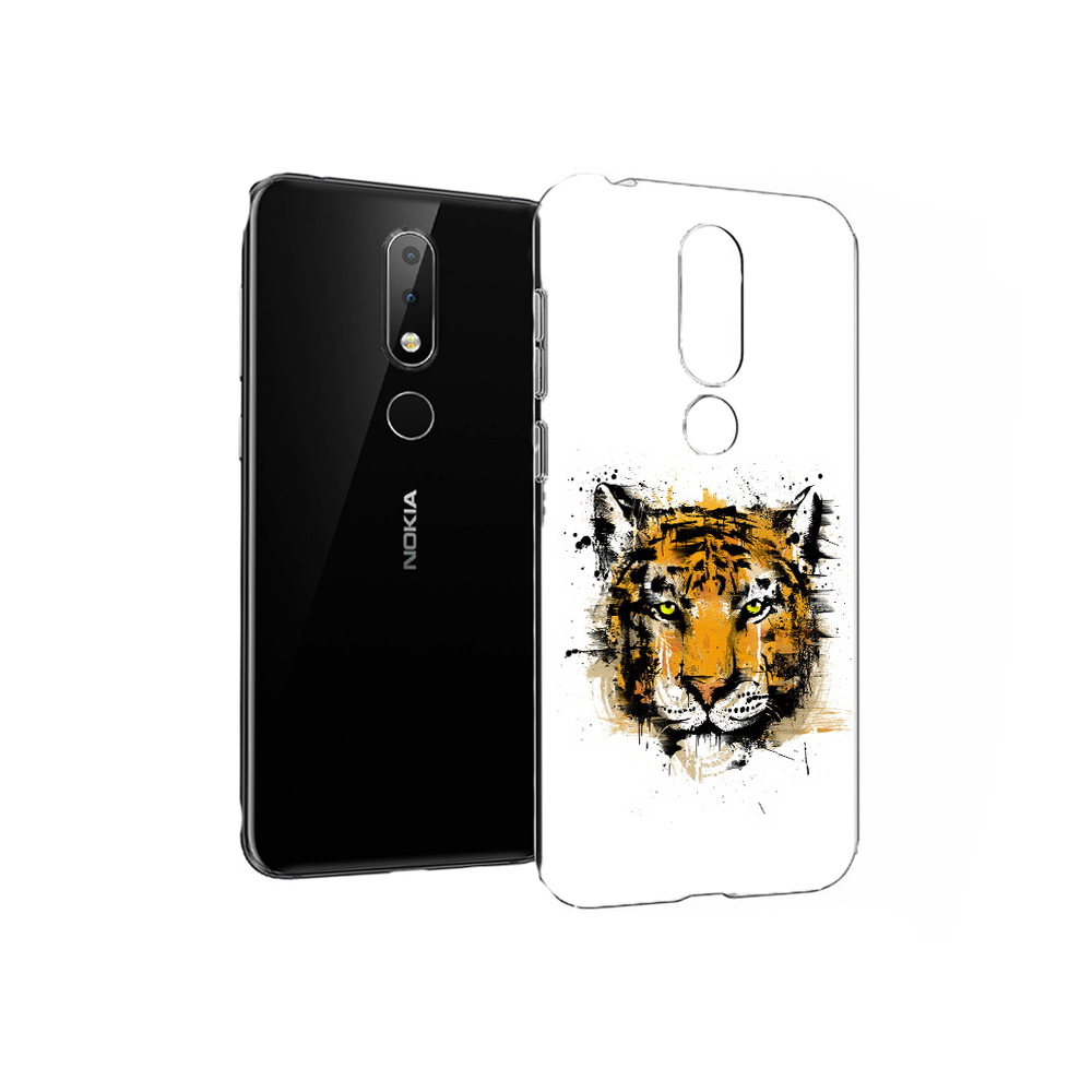 

Чехол MyPads Tocco для Nokia X6 тигруля (PT115295.99.643), Прозрачный, Tocco