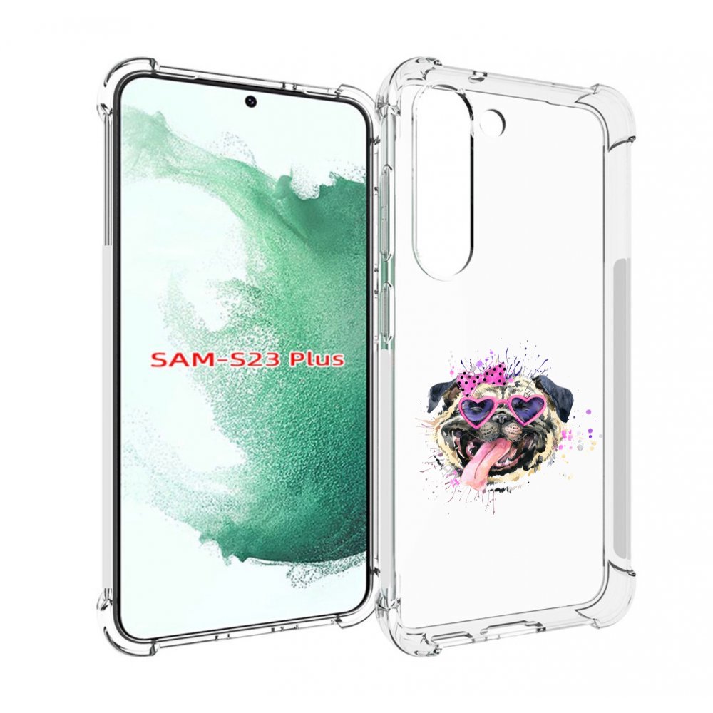 

Чехол MyPads Веселая собака для Samsung Galaxy S23 Plus +, Прозрачный, Tocco