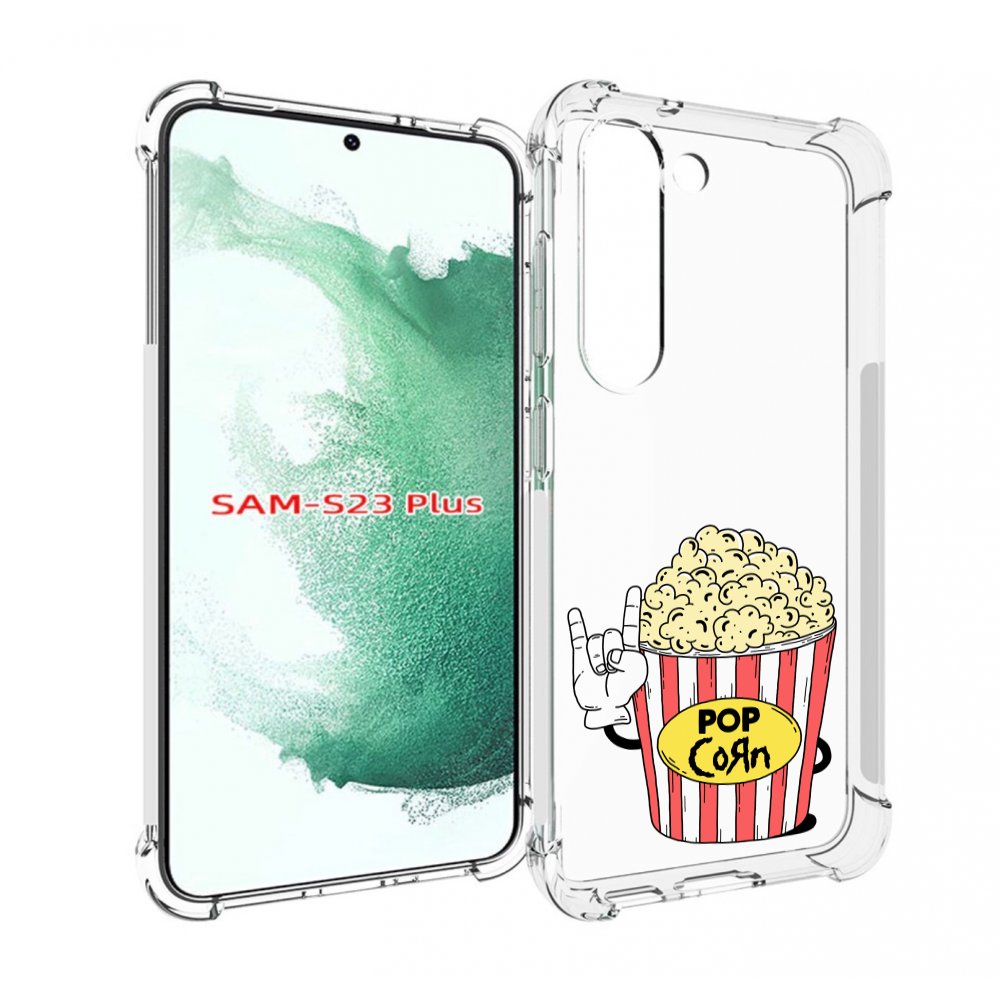 

Чехол MyPads крутой попкорн для Samsung Galaxy S23 Plus +, Прозрачный, Tocco