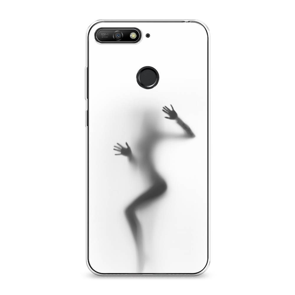 фото Чехол awog "девушка в душе" для huawei y6 prime 2018