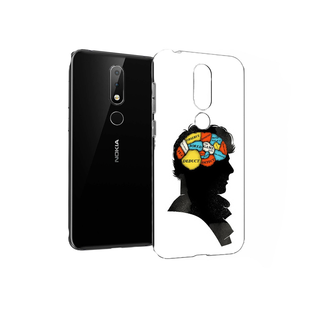

Чехол MyPads Tocco для Nokia X6 темный рисунок (PT115295.99.640), Прозрачный, Tocco