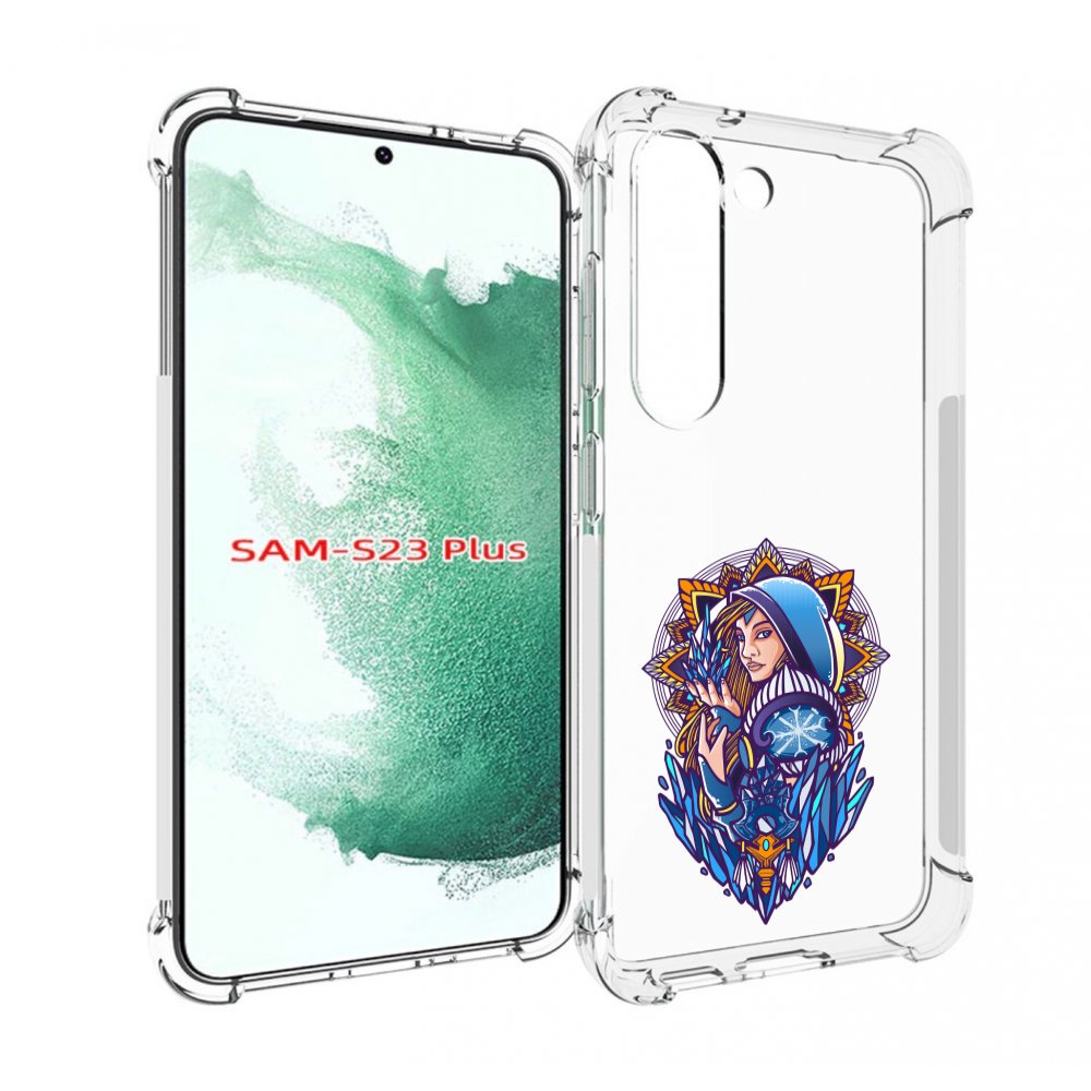 

Чехол MyPads кристал мейден дота 2 для Samsung Galaxy S23 Plus +, Прозрачный, Tocco
