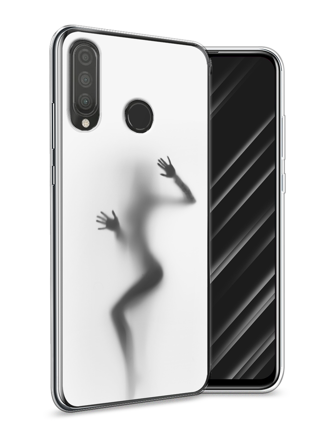 фото Чехол awog "девушка в душе" для huawei p30 lite