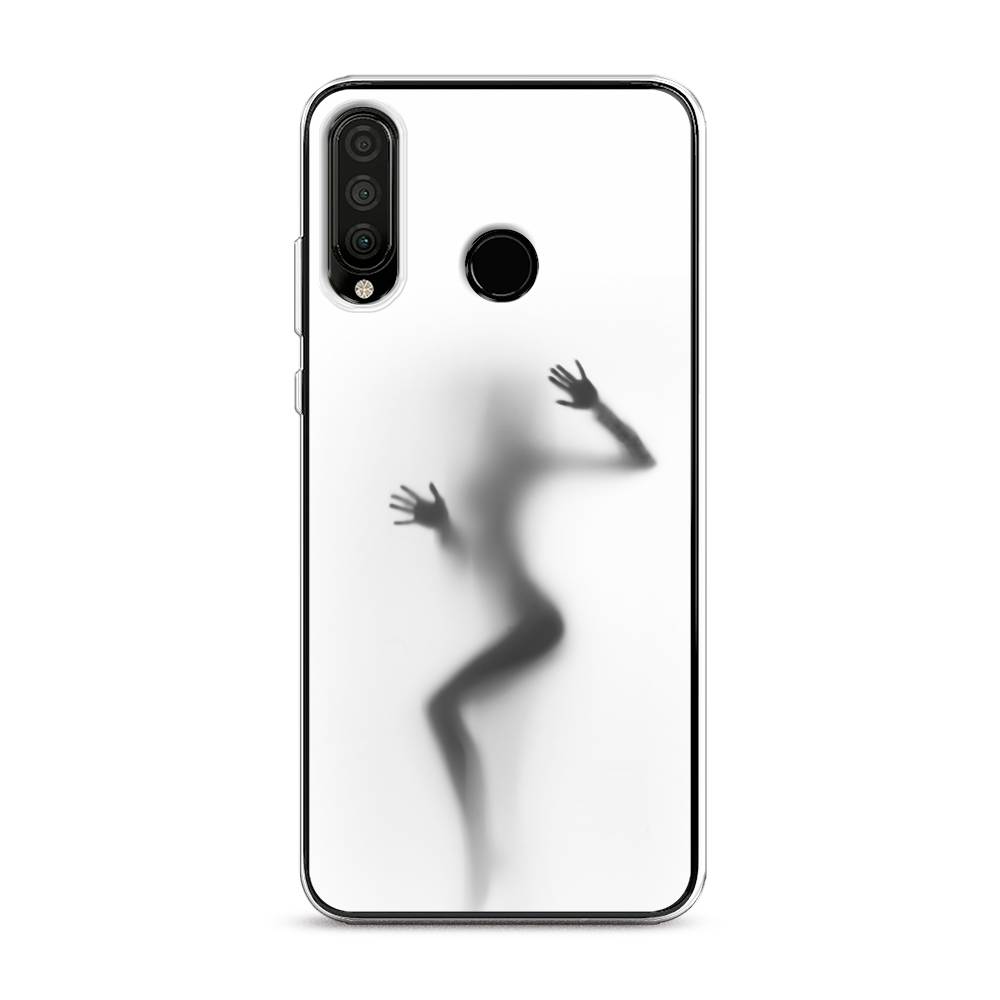 фото Чехол awog "девушка в душе" для huawei p30 lite