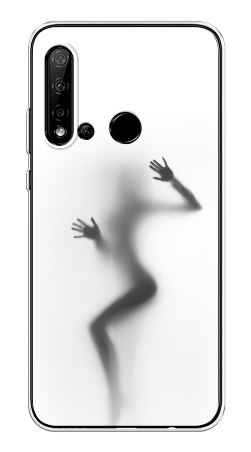 

Чехол Awog на Huawei P20 lite 2019 "Девушка в душе", Серый;белый;черный, 69750-7